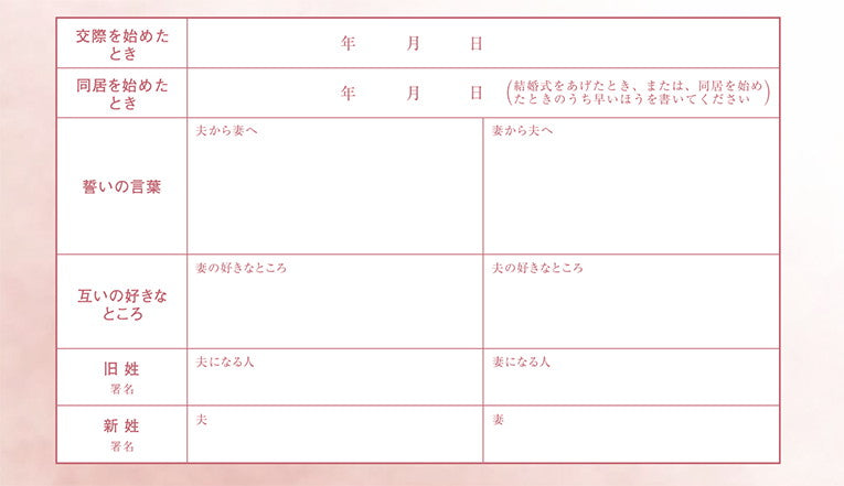 婚姻届 Flower Crown(pink)