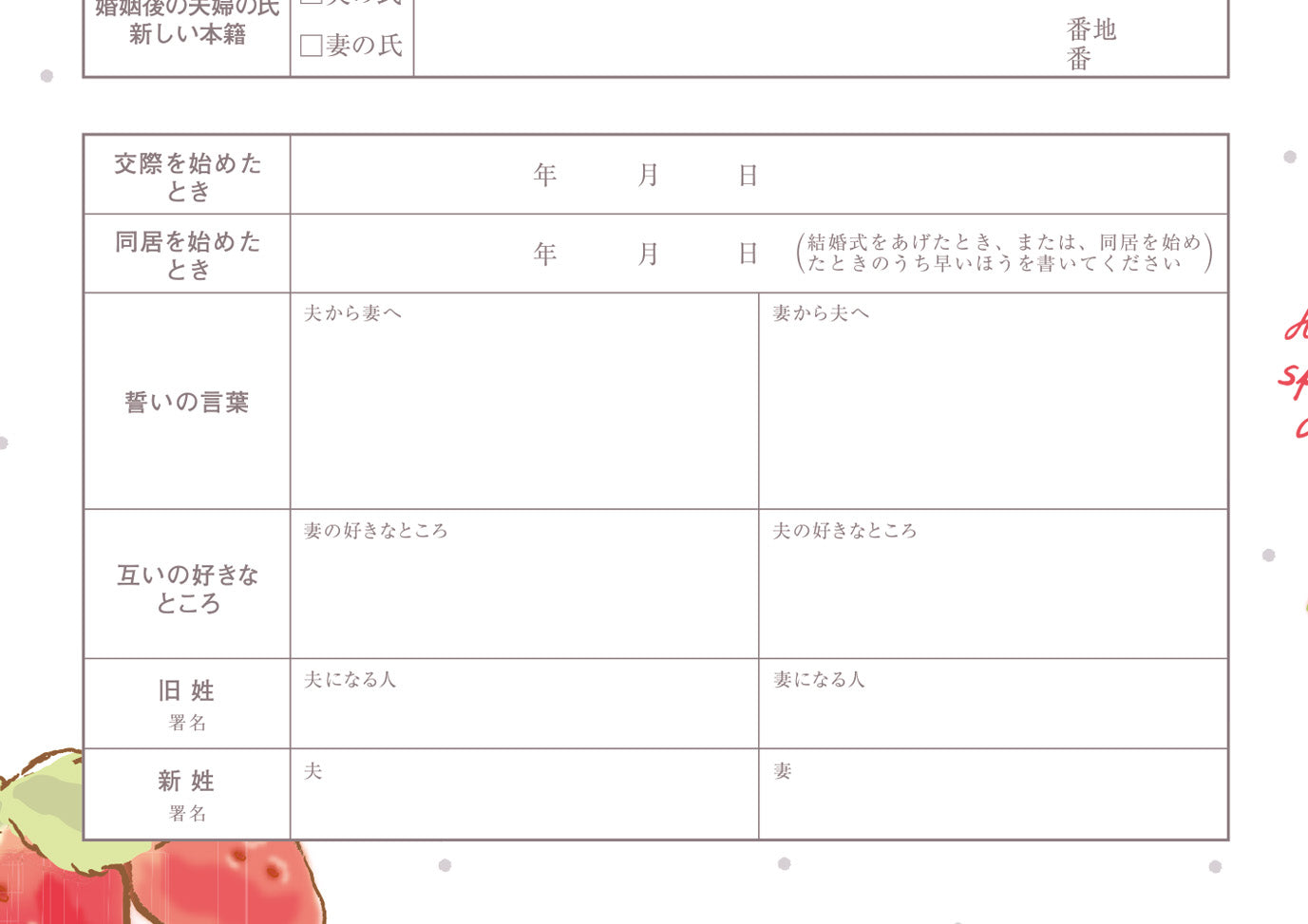 婚姻届 リラックマ(ケーキ)