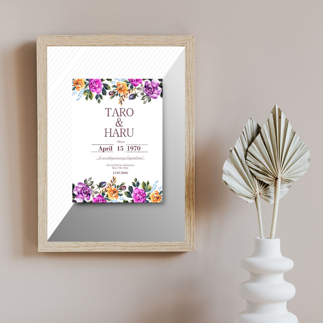 婚姻届製作所 記念日アートボード（グレー）