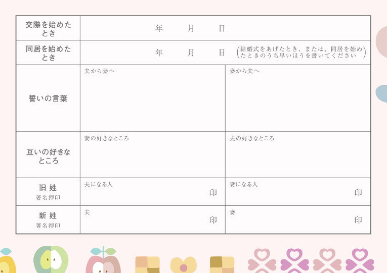 婚姻届 Celebration!