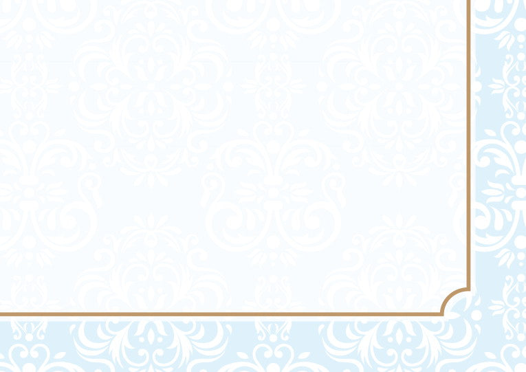 婚姻届 Classy Damask(blue)
