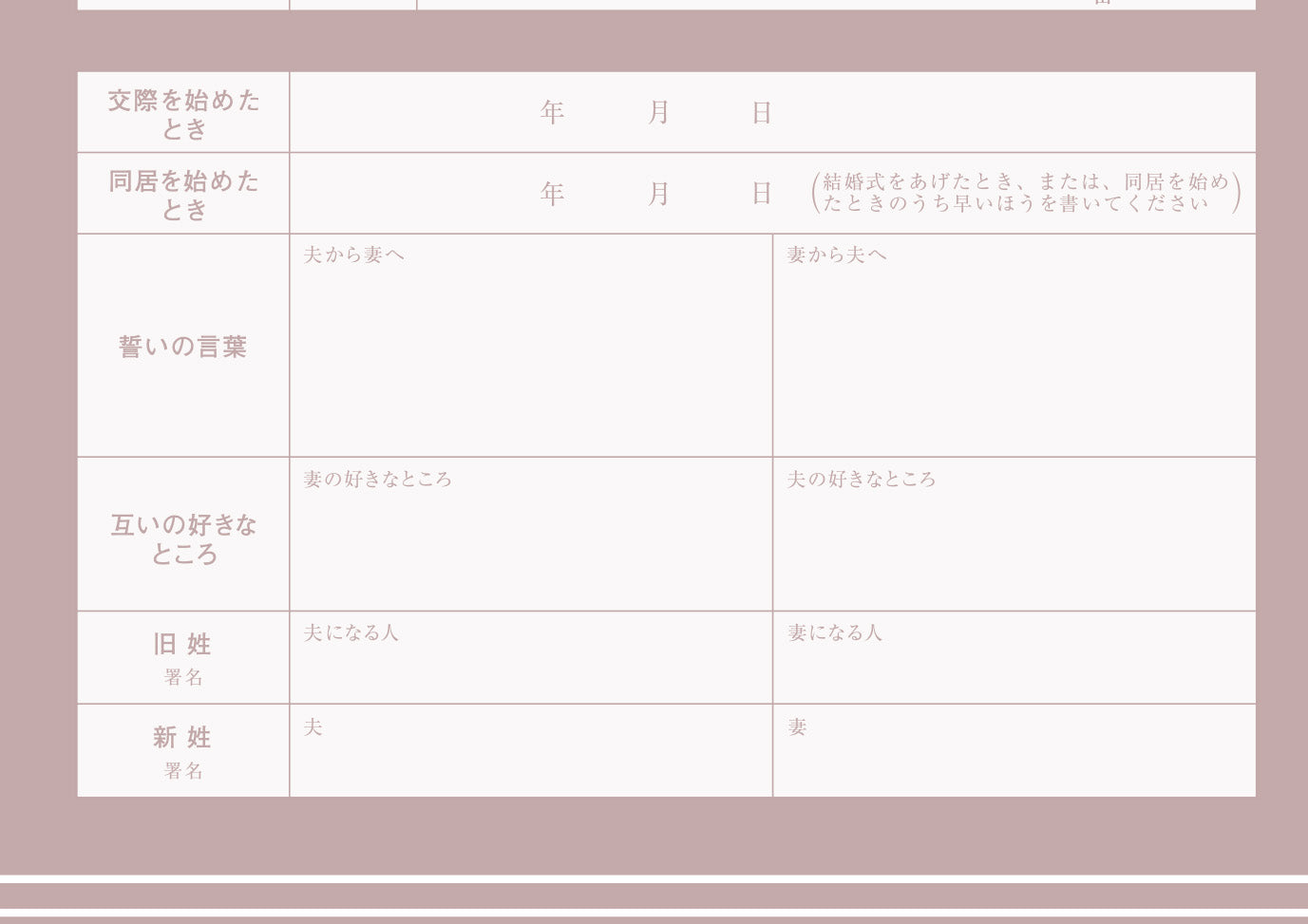 婚姻届 Best Day Ever ～Love～