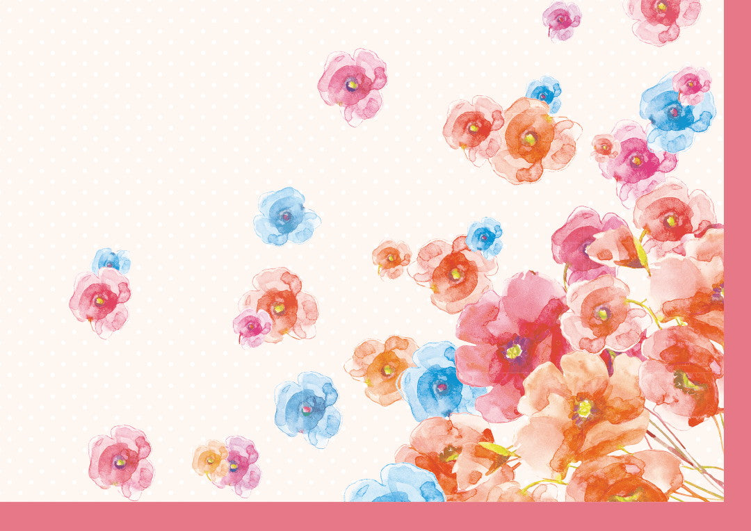 出生届 Happy Poppy(pink)【オリジナル命名紙付】