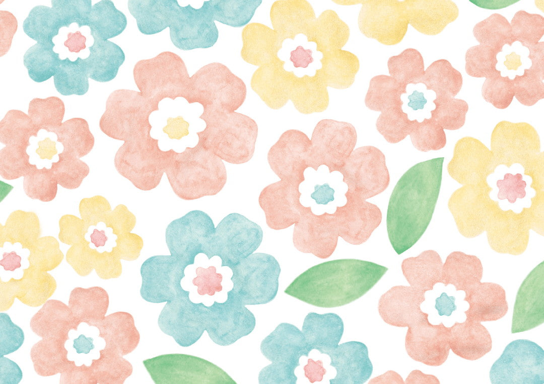 出生届 Peaceful Flower(vivid)【オリジナル命名紙付】